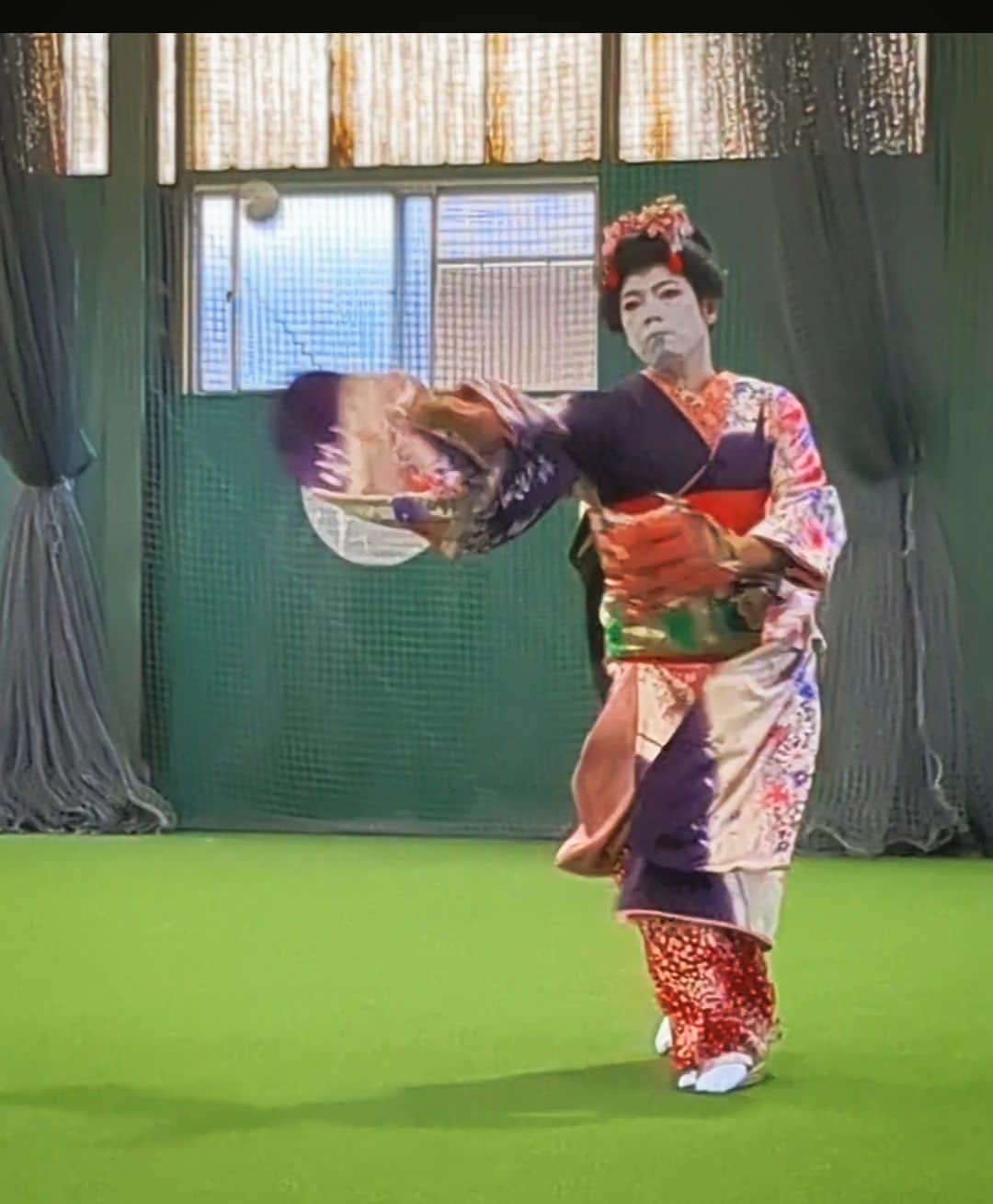 川原克己 さんのインスタグラム写真 - (川原克己 Instagram)「I, Knew Me #野球 #舞妓 #baseball #maiko #japan #二刀流 #twoway #twowayplayer #つよP」9月10日 17時06分 - tenjikunezumikawahara