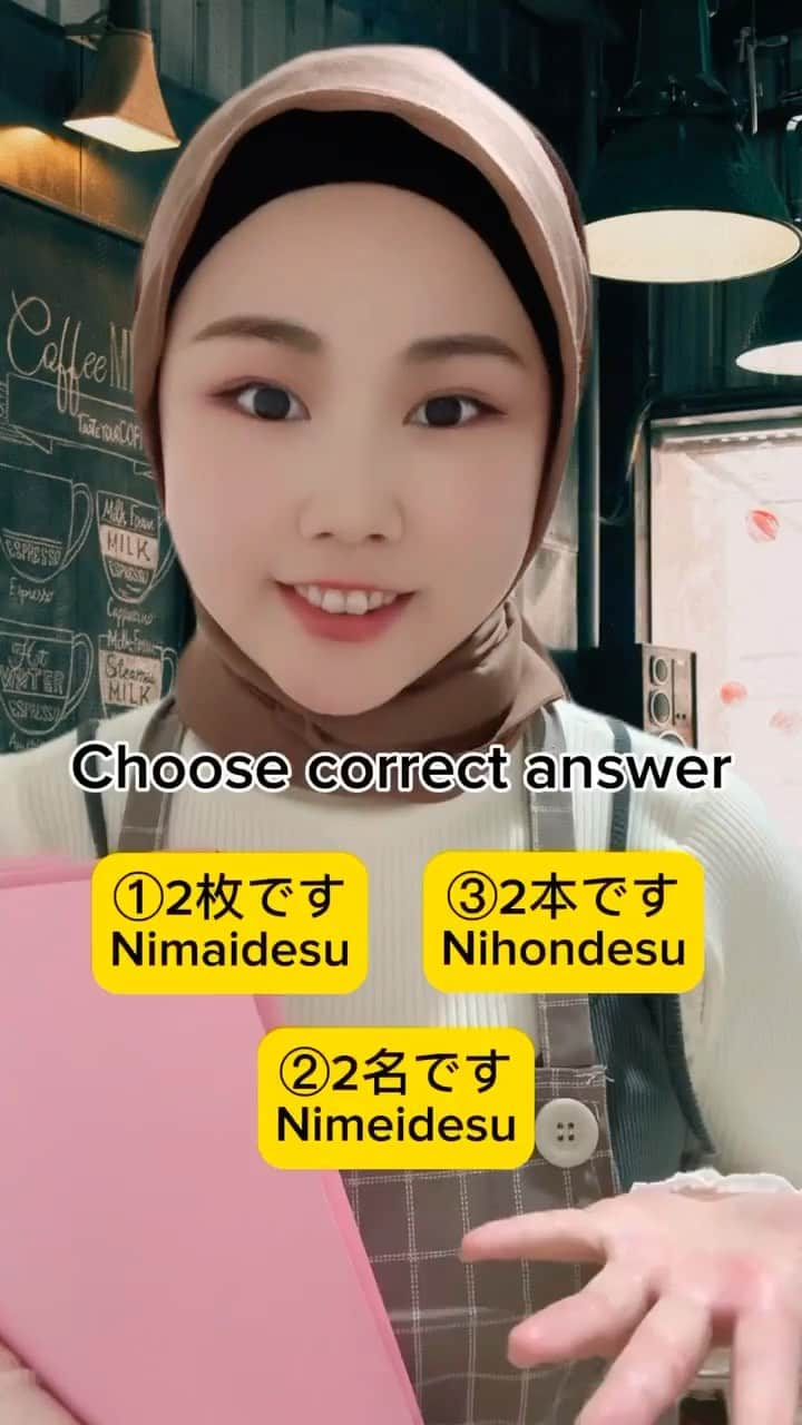 sunaのインスタグラム：「Are you ready to enter a Japanese restaurant? Let's practice together!  #japaneseculture #learningjapanese🇯🇵 #bahasajepun #nihongo #cakapjepun  #islam  #japanesemuslim   #malaysiatiktok  #muslimmalaysia #malaysian  #malaysia  #malaysiaculture  #japaneseinmalaysia  #japanesemuslimah  #orangjepun   #igmuslim  #learningislam  #muslimrevert  #revertmuslim  #muslimconvert  #islamic  #japanesemuslimah #fivepillarsofislam #muslimprayer   #マレーシア #ムスリム #イスラム  #イスラム教 #イスラム教徒」