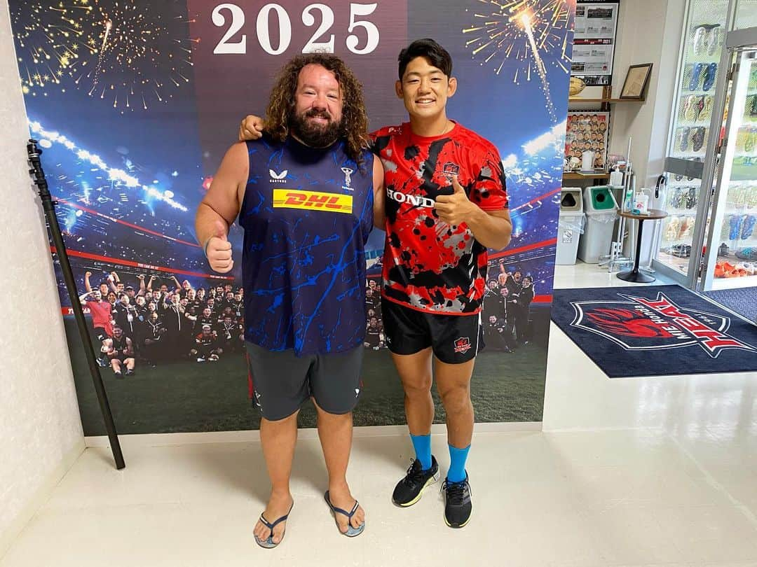 藤田慶和さんのインスタグラム写真 - (藤田慶和Instagram)「Reunion🤝 #三重ホンダヒート #honda #harlequins #barbarians #adamjones」9月10日 18時04分 - yoshikazu15