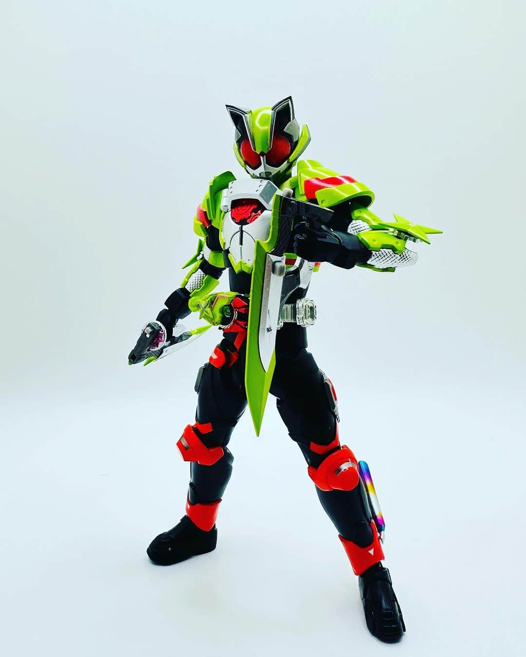 落合福嗣のインスタグラム：「#SHフィギュアーツ #仮面ライダータイクーン  タイクーン！」