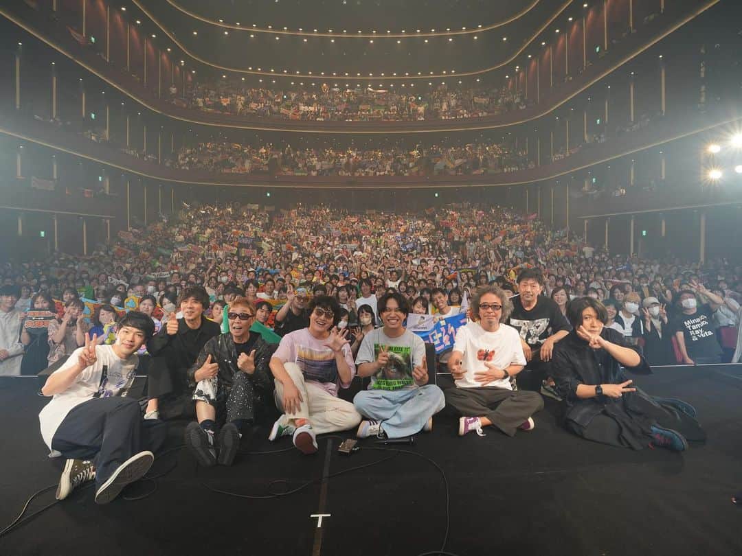 長谷川大喜のインスタグラム：「日付は変わりましたが【Harenowa Bunch Harenowa Rocks!!】ありがとうございました！ 民生さんとのヤングアダルトは感慨深いひとときでした。 ツアー前に気を引き締められたイベントでした。 初日は宮城！待ってろよぉっ。」