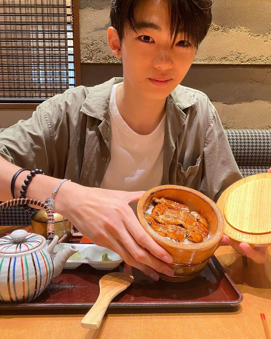 冨永章胤さんのインスタグラム写真 - (冨永章胤Instagram)「秋といえば、うなぎのイメージです！ うなぎ食べてきました！ めっちゃ高かったけどめっちゃ美味しかった！笑  今日の投票もお願いします！ #メンズノンノモデルオーディション2023」9月10日 19時43分 - akitsugu.t