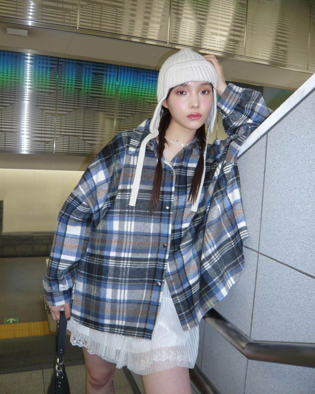 江崎ななほのインスタグラム：「@mielcrishunant  　 pt @ttontonnz  st @yuibynoda  hm @chiyagirl  　 chiyaさんと6,7年ぶり？くらいに会えて懐かしすぎて嬉しかった♡」