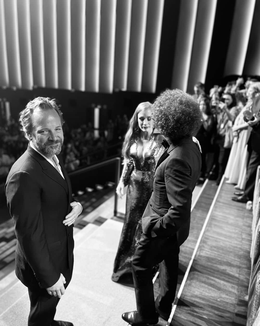 マギー・ジレンホールさんのインスタグラム写真 - (マギー・ジレンホールInstagram)「@gaardsars @jessicachastain and #michelfranco at the overwhelming ovation for their gorgeous and heartbreaking film #MEMORY An ASTONISHING love story」9月10日 20時04分 - mgyllenhaal