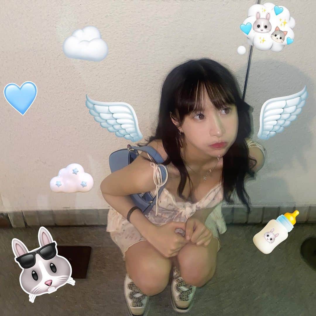 藤川らるむのインスタグラム：「🤍🫧」