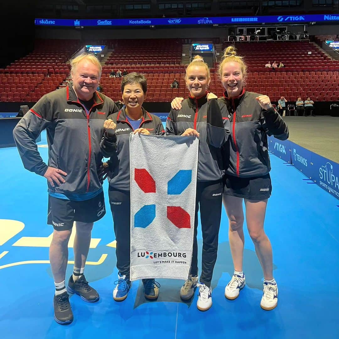 DE NUTTE Sarahさんのインスタグラム写真 - (DE NUTTE SarahInstagram)「3:0 against Wales 🏴󠁧󠁢󠁷󠁬󠁳󠁿 in our opening match 🏓  Next one will be tomorrow at 10 AM against Poland 🇵🇱   Allez Lëtzebuerg 🇱🇺💪🏽」9月10日 20時27分 - sarahdenutte