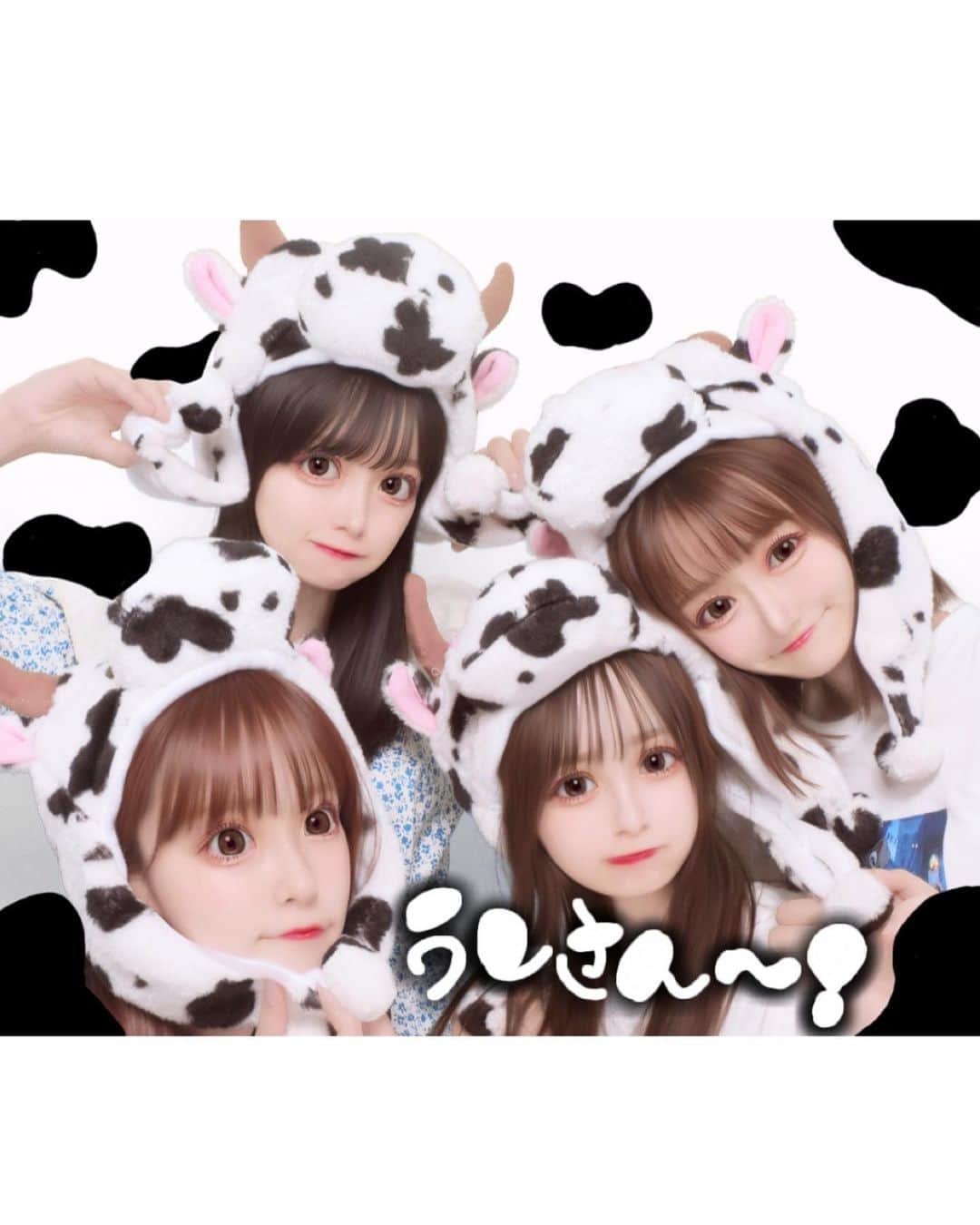 のインスタグラム：「全国ツアー始まりました！  初日、仙台の時の🐮🖤🤍  10/16 ツアーファイナル Zepp Haneda まで沢山の思い出を作り上げていこうね☺️」