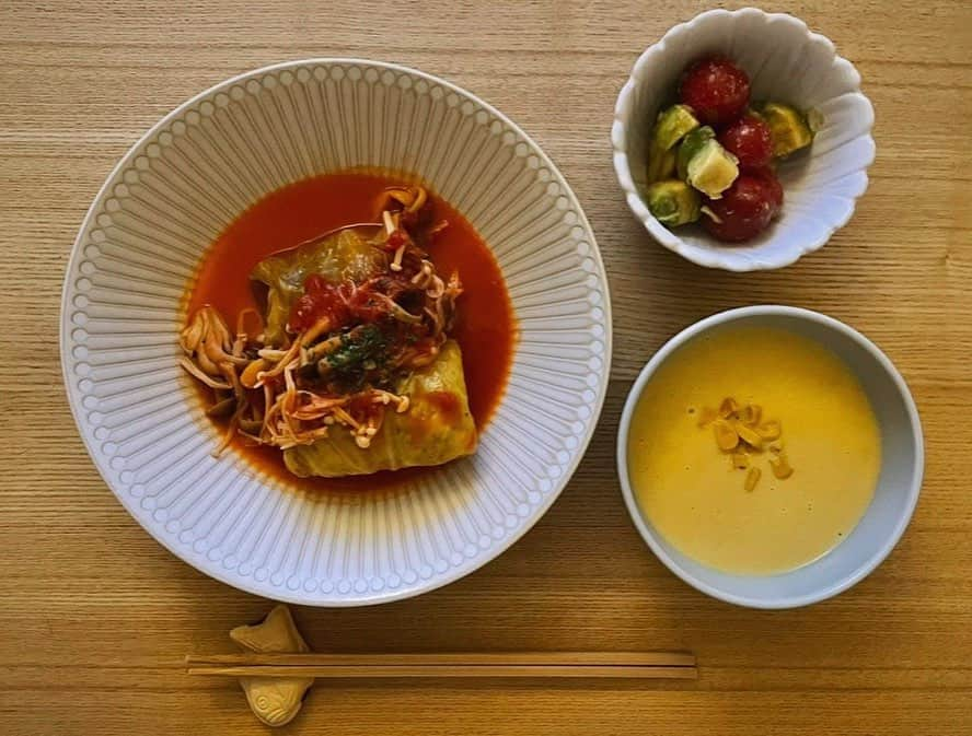 松田リマさんのインスタグラム写真 - (松田リマInstagram)「. これまでの松田メシまとめ🥢🍚 料理すきです😆🌼  もう少し作っていたと思うのだけど、写真撮る前にバクバク食べちゃって写真がない😂」9月10日 21時51分 - rima_matsuda