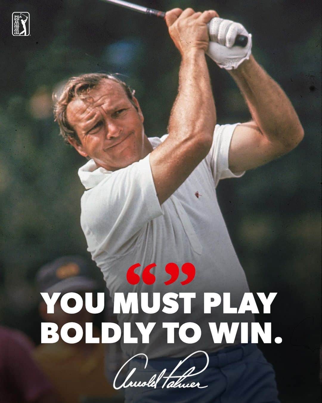 PGA TOURのインスタグラム：「Celebrating a legend of the game. Happy birthday, Arnold Palmer.」
