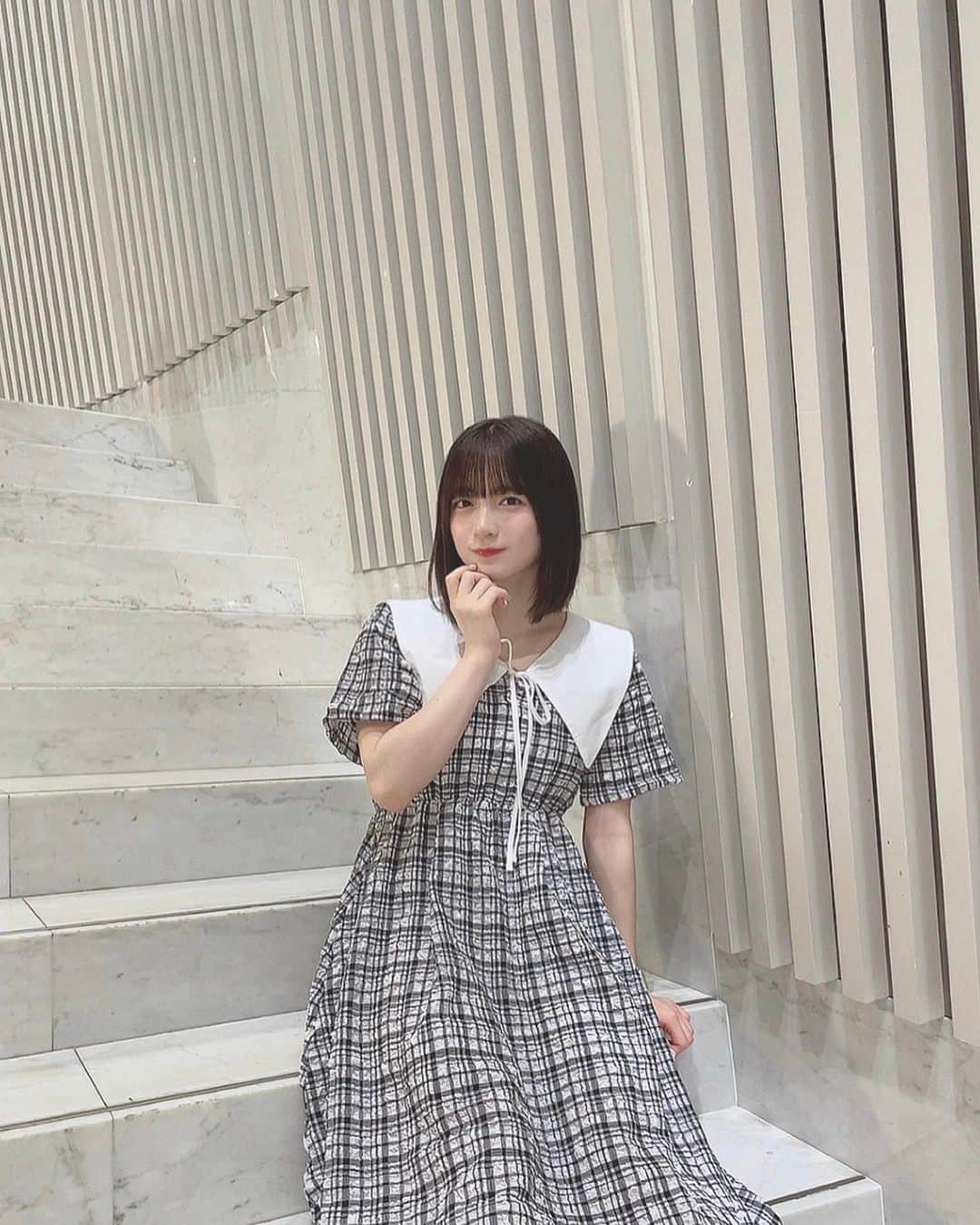 坂本真凛さんのインスタグラム写真 - (坂本真凛Instagram)「清楚系女子目指してます。 #私服 #ワンピース #idol #kutir」9月10日 21時50分 - marin_ske48