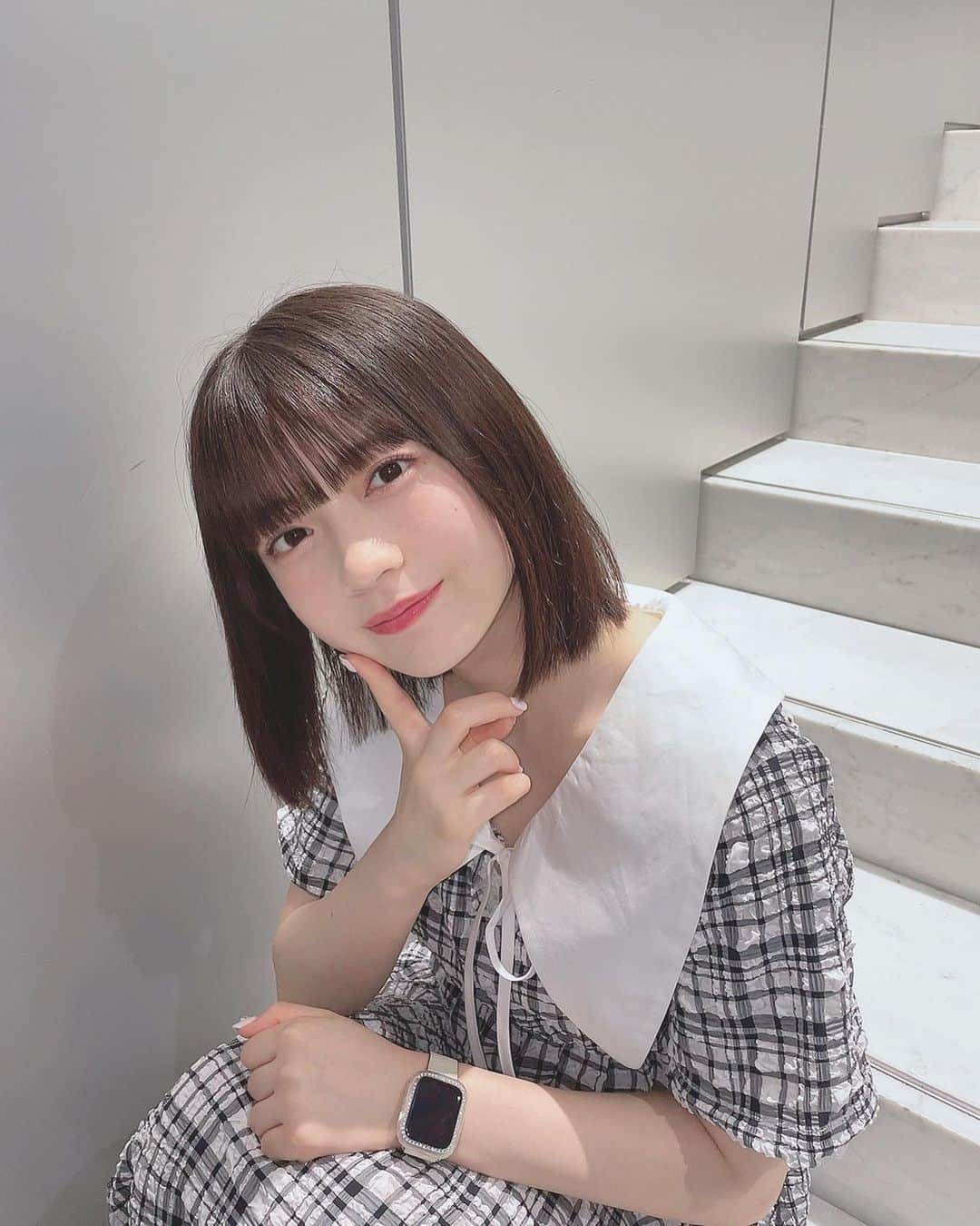 坂本真凛さんのインスタグラム写真 - (坂本真凛Instagram)「清楚系女子目指してます。 #私服 #ワンピース #idol #kutir」9月10日 21時50分 - marin_ske48