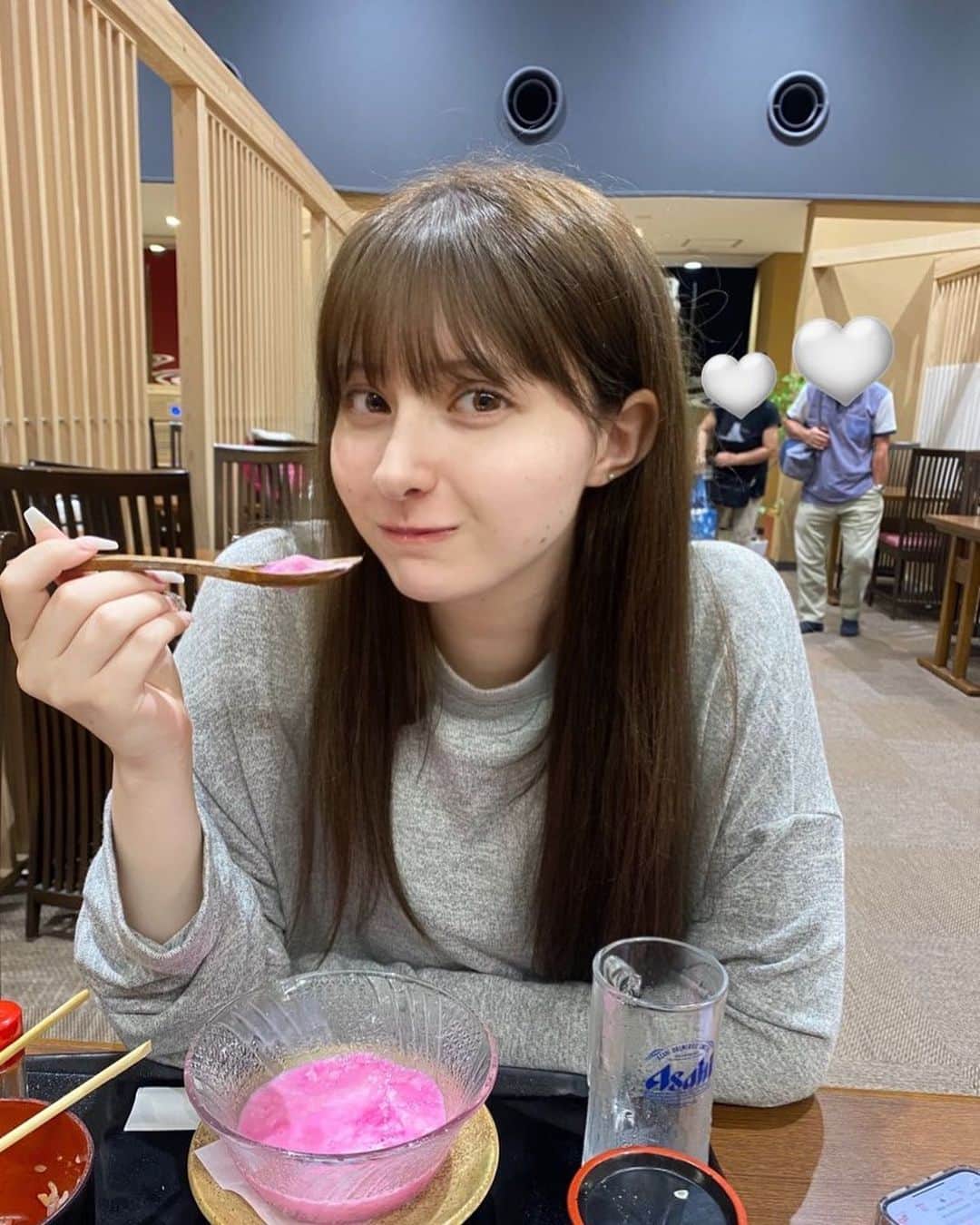 のインスタグラム：「♨️ 温泉行ってきた 温泉出てからのかき氷がいちばん美味しい👌🏻👌🏻  #温泉  #サウナ」