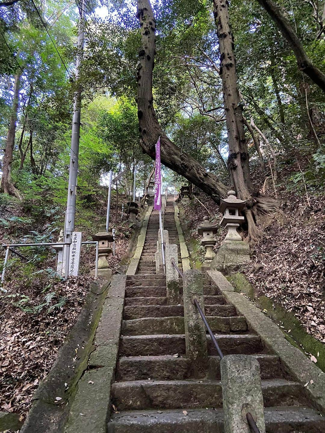 Julie Wataiさんのインスタグラム写真 - (Julie WataiInstagram)「大雨警報の発令前に大阪の山にある神社に行ってきた。修験道の洞窟にはタイミング悪く入れなかった。また行きたいなー。」9月10日 22時02分 - juliewatai