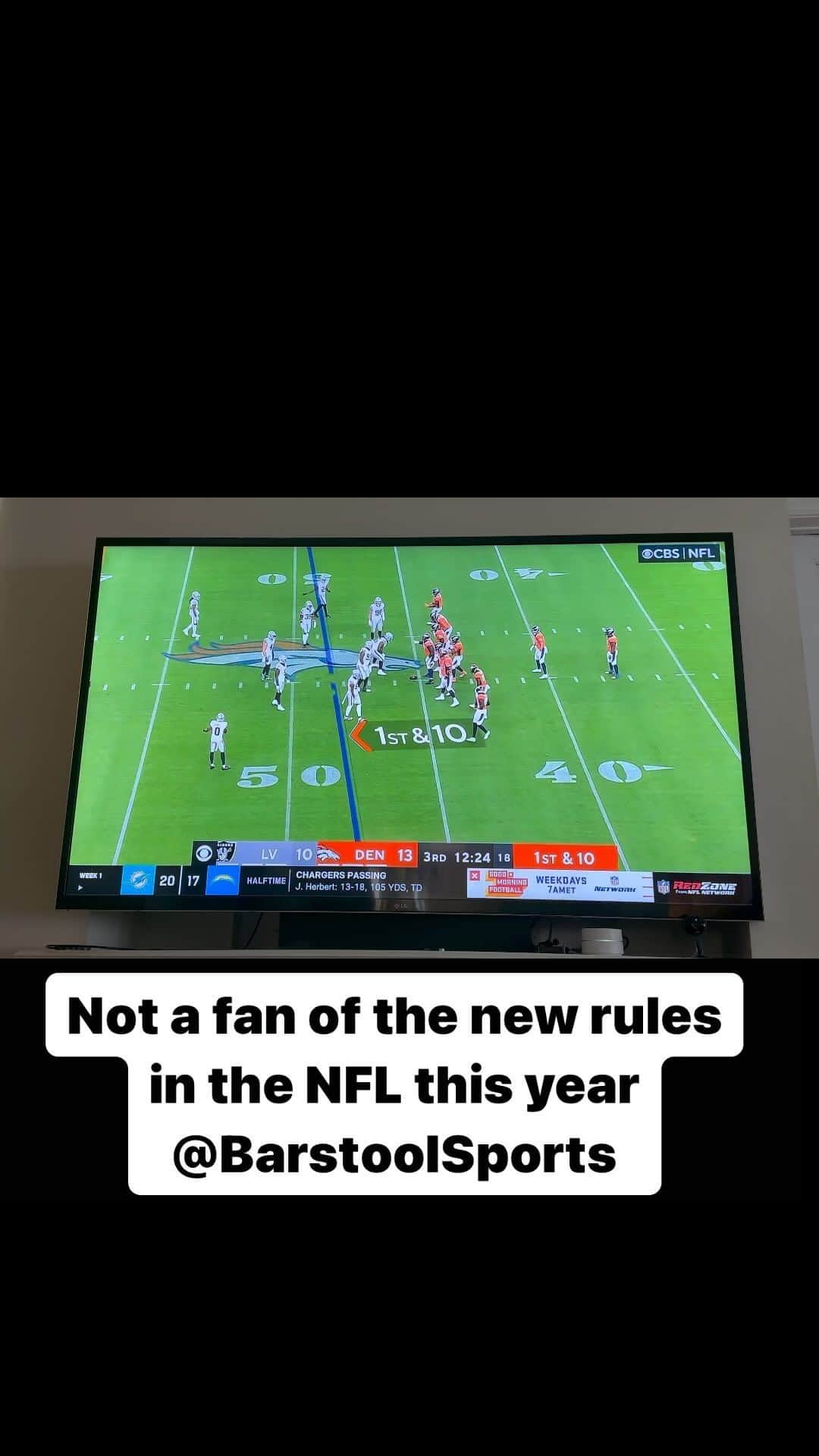 グレッグ・グランバーグのインスタグラム：「Not a fan of the new rules in the NFL this year!!!」