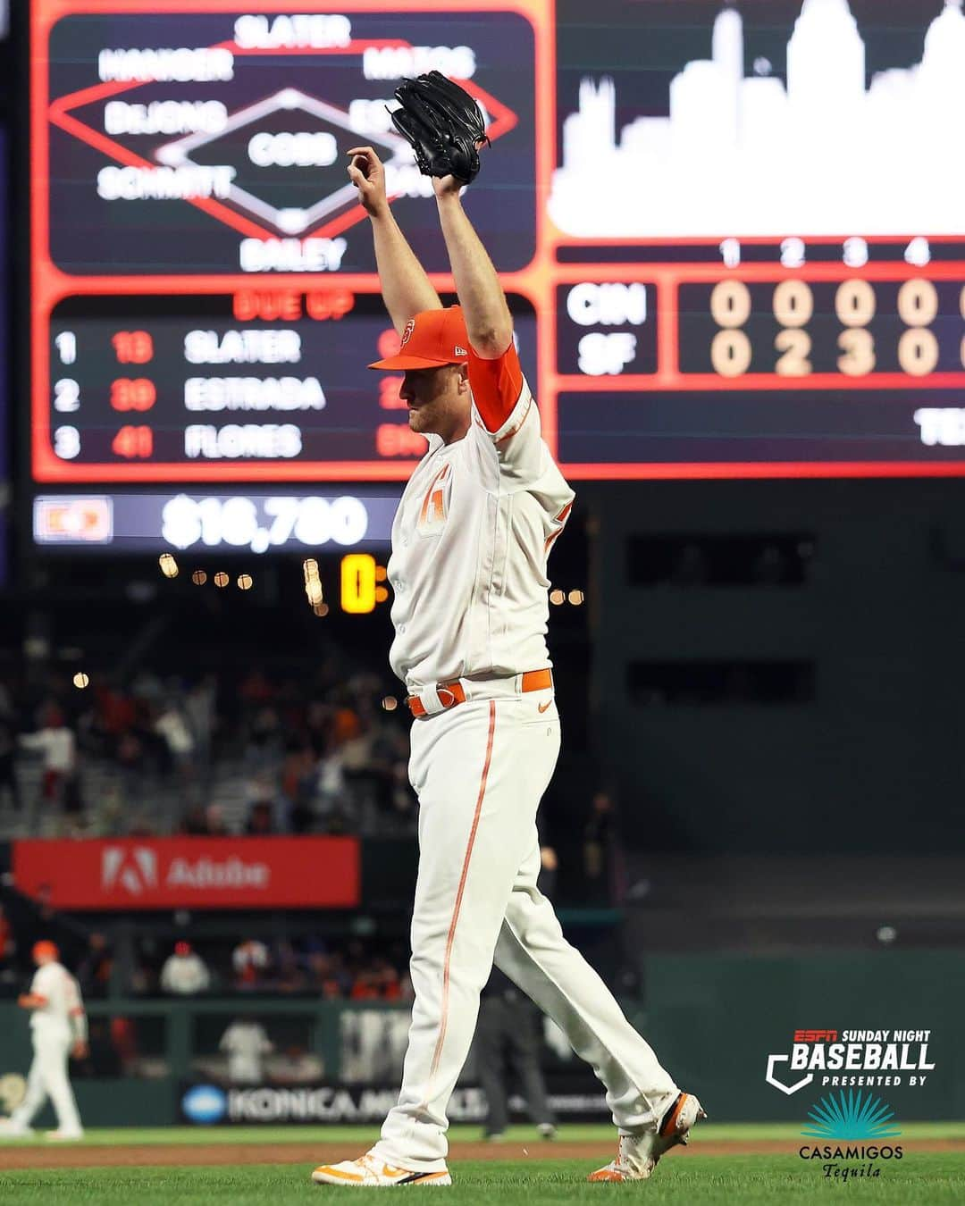 MLBのインスタグラム