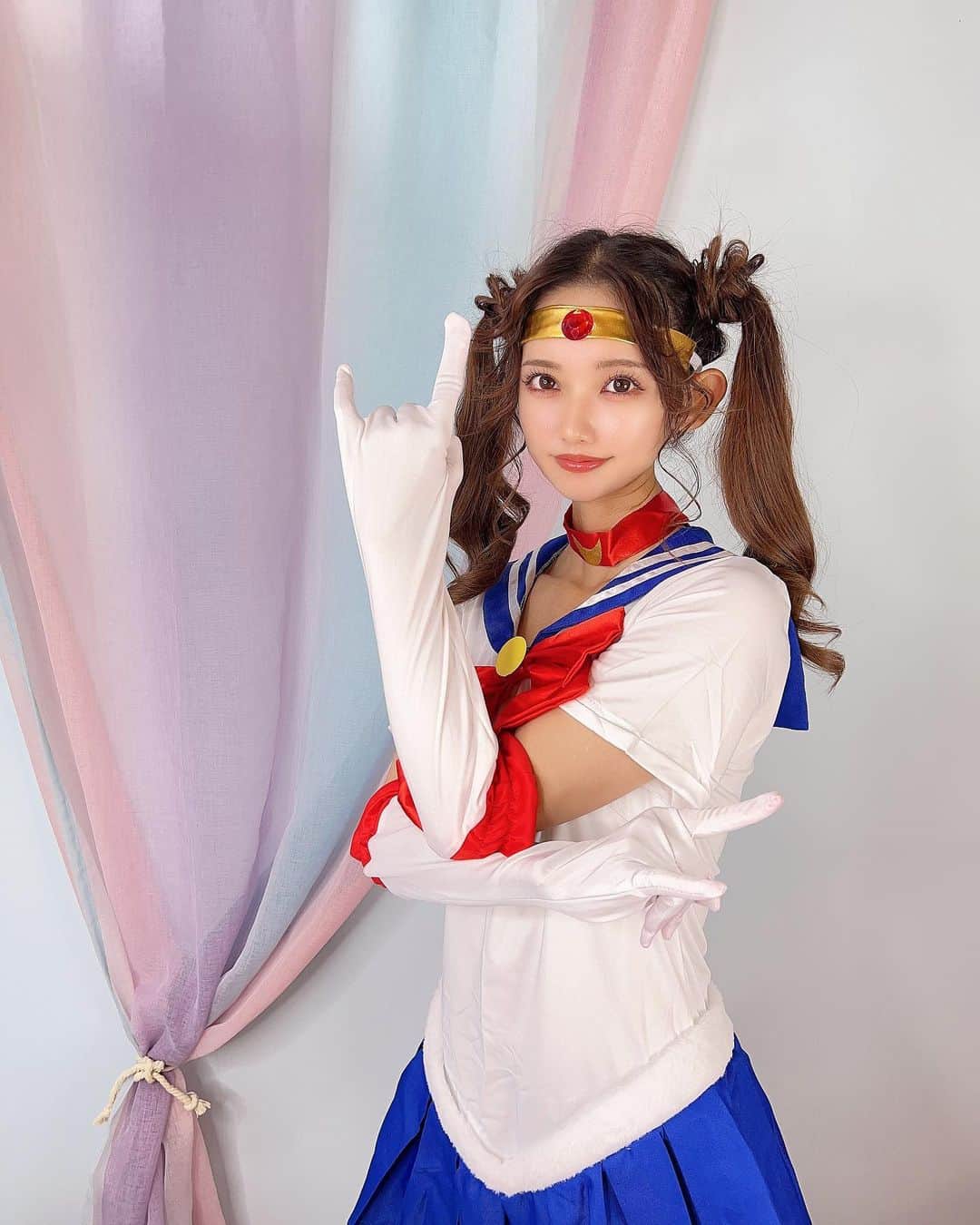 堀井大輔のインスタグラム：「・ model @matyumae  ・ セーラームーン🌙 ・ ずっと撮りたかったキャラ💛 ・ キャラクターの撮影はホリージョ撮影では 行ってません🙇‍♂️ ・ #セーラームーン #作品撮り #ツインテール」