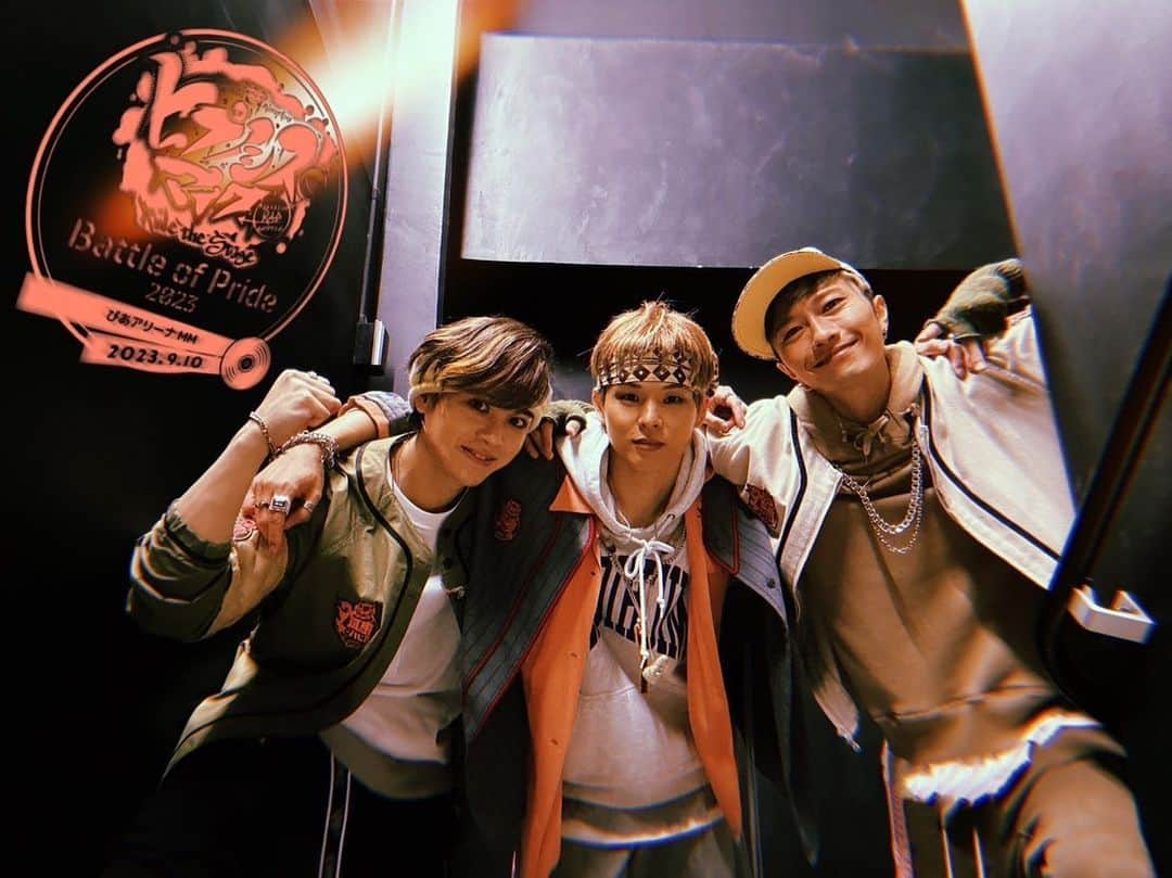 和田泰右のインスタグラム：「『ヒプノシスマイク -Division Rap Battle-』Rule the Stage -Battle of Pride 2023- fin... ⁡ #ヒプノシスマイク #ヒプステ #ヒプステbop #鬼瓦ボンバーズ  #ありがとう❤️」