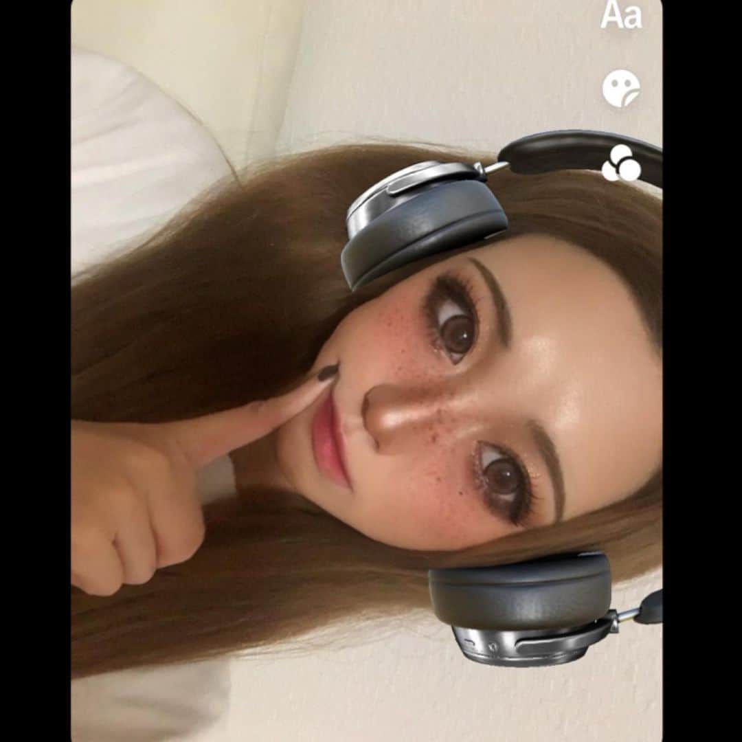 井出麗菜のインスタグラム：「最近ハマってるエフェクト📷」