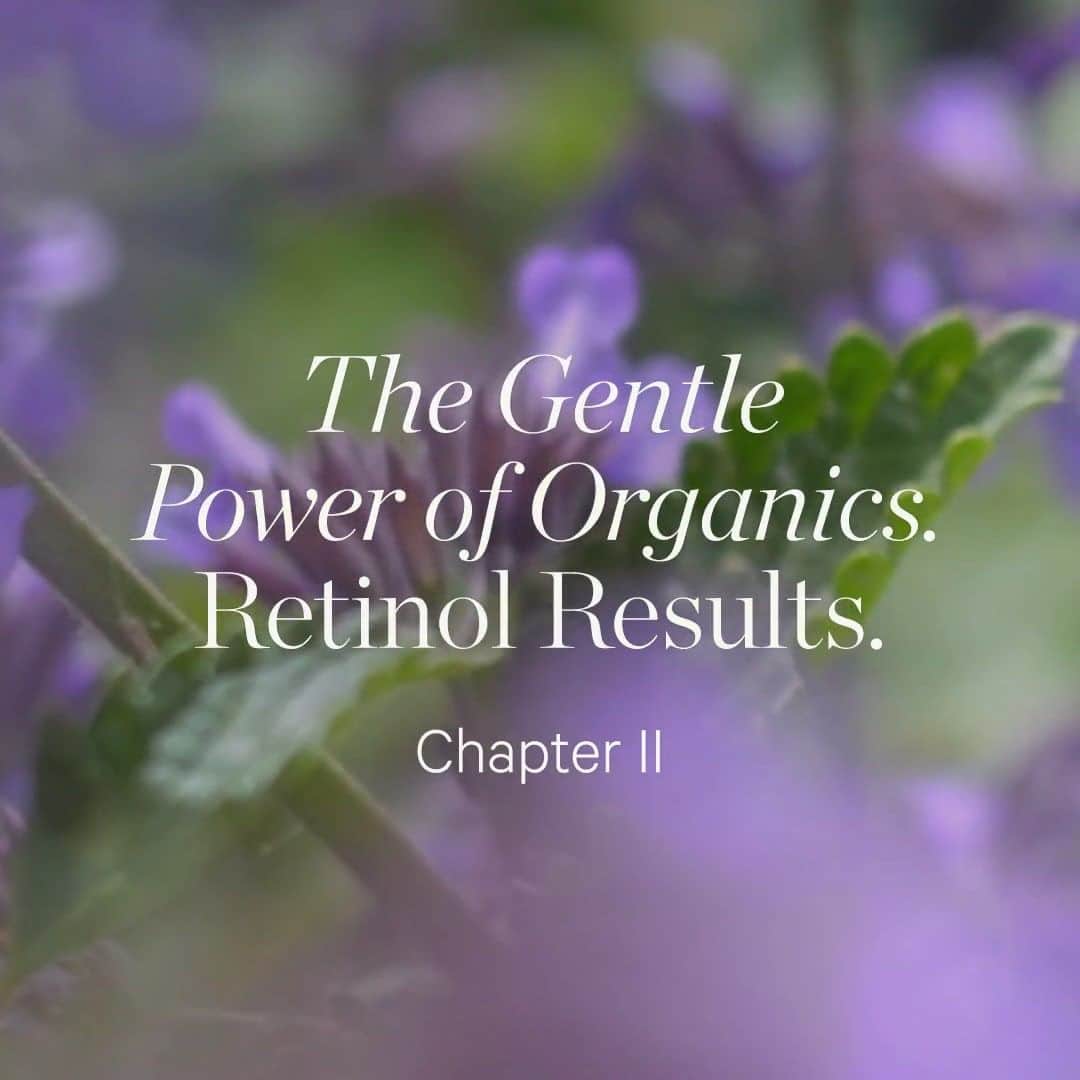 KORA Organicsのインスタグラム：「The Gentle Power of Organics. Retinol Results. Chapter II. Coming soon 🌱   Visit our link in bio for early access ✨」