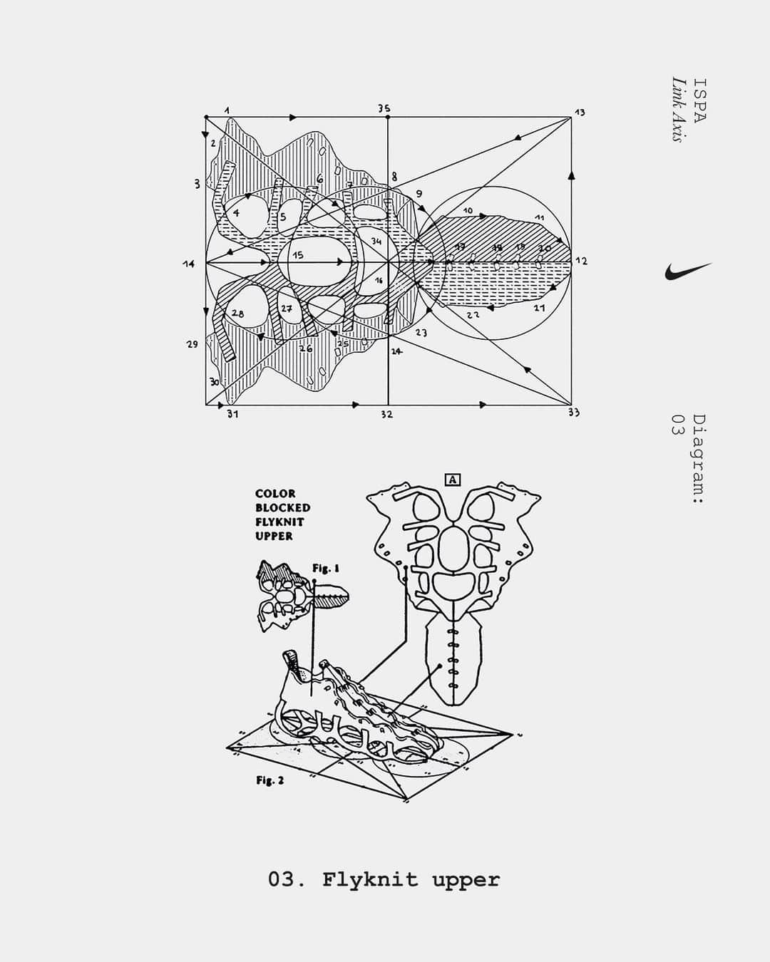 Nike Sportswearさんのインスタグラム写真 - (Nike SportswearInstagram)「Nike innovation at its finest, meet the ISPA Link Axis. Made of 100% recycled materials and an exploration into circular design.   The ISPA Link Axis is proof that designing with the planet in mind can take us to new frontiers in construction and aesthetics. This shoe is made of only three main interlocking components comprised of recycled Flyknit and thermoplastic polyurethane plastic. Experience the future of design in the present.   Very limited quantities, available globally on SNKRS and in select NBHD doors on 9.12.」9月11日 1時00分 - nikesportswear