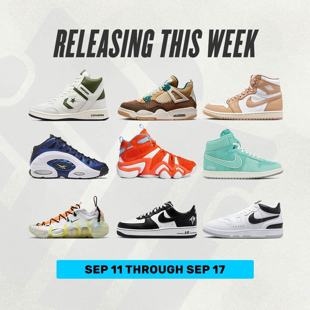 Sneaker Newsさんのインスタグラム写真 - (Sneaker NewsInstagram)「#SNReleaseAlert: Some of the best upcoming sneaker drops of the week. Which (if any) are you looking to pick up?⁠ ⁠ Hit the link in the bio for a look at the full release round-up 📝」9月11日 1時00分 - sneakernews