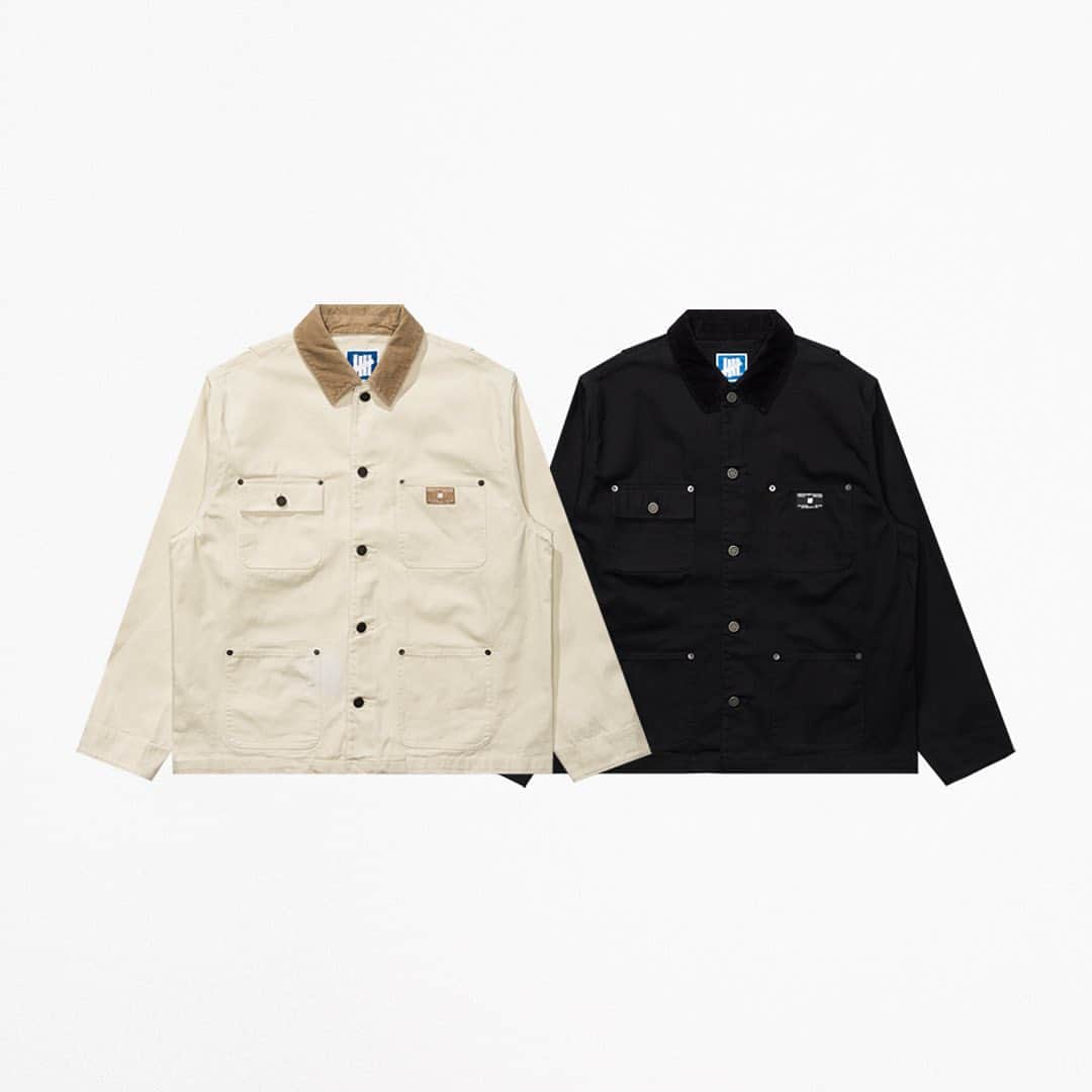 UNDFTDさんのインスタグラム写真 - (UNDFTDInstagram)「A detailed look into UNDEFEATED FALL 23 - Drop 3  Drop 3 begins with the UNDEFEATED Work Jacket and Outdoor Pant, both made from 100% cotton canvas. The jacket features a corduroy collar, tack buttons, pocket riveting and a mill spec label. The pant has a button fly, adjustable waist and tabs and an embroidered ‘5-strike’ icon on the left leg. Both pieces are available in Birch and Black.  Available now exclusively at all UNDEFEATED Chapter Stores and Undefeated.com」9月11日 1時00分 - undefeatedinc