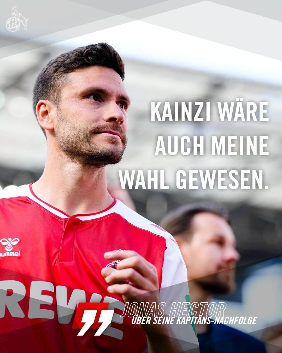 1.FCケルンのインスタグラム：「Neuer Capitano: approved 🤞🤞🤞  Was der Trauzeuge von Florian Kainz besonders an ihm schätzt und weshalb auch Jonas Hector sich für ihn als seinen Nachfolger entschieden hätte: Jetzt nachlesen! 📖   Zur ganzen Geschichte geht's über den Link in der Story 📱 ___ #effzeh」
