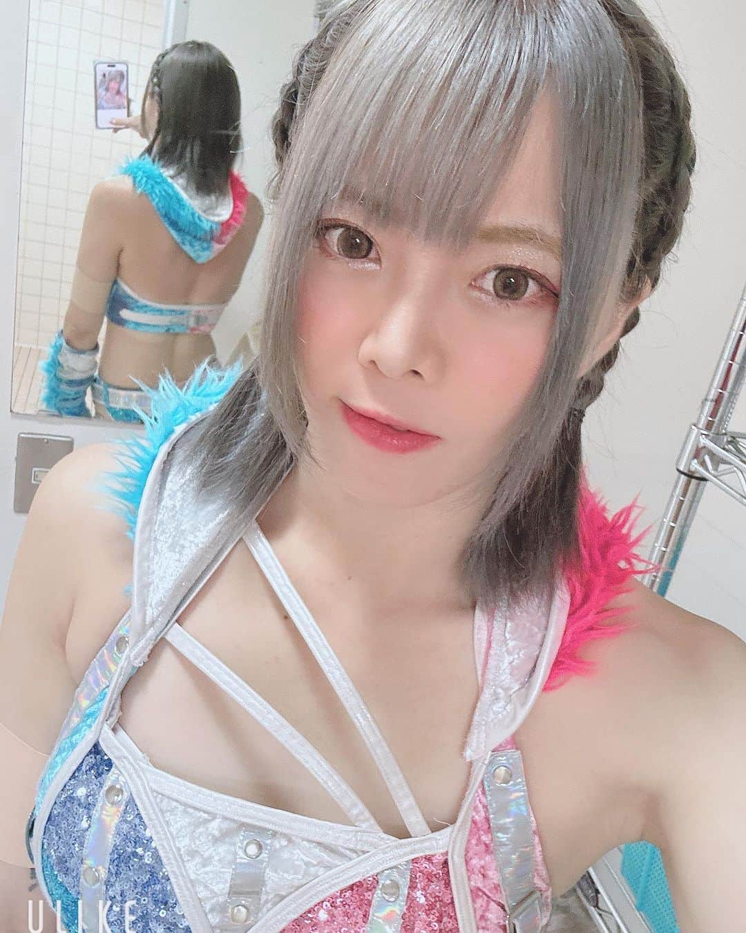 岩谷麻優のインスタグラム：「金髪からシルバーに！ 大正解(●´ω｀●)」