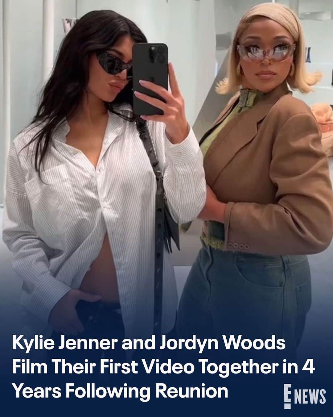 E! Onlineさんのインスタグラム写真 - (E! OnlineInstagram)「This friendship is rising and shining. Link in bio to see Kylie Jenner and Jordyn Woods' first video together since they broke off contact. (📷: TikTok)」9月11日 3時07分 - enews