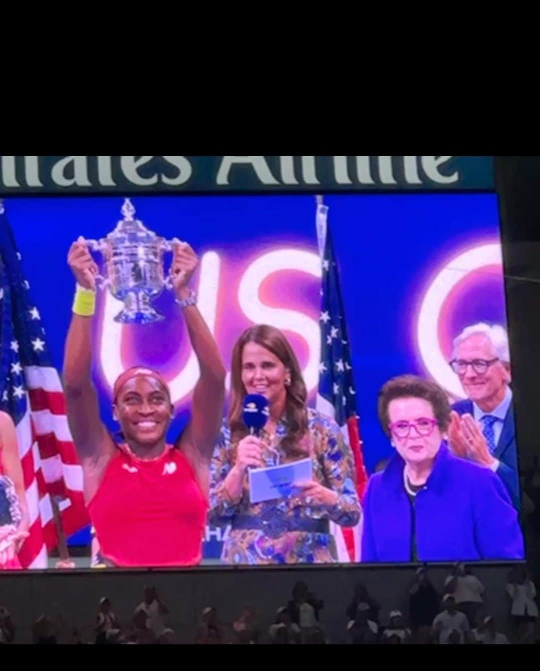 ダナイ・グリラさんのインスタグラム写真 - (ダナイ・グリラInstagram)「Team Coco!!! Yesterday was a GOOD day!!! #USOpen」9月11日 3時15分 - danaigurira