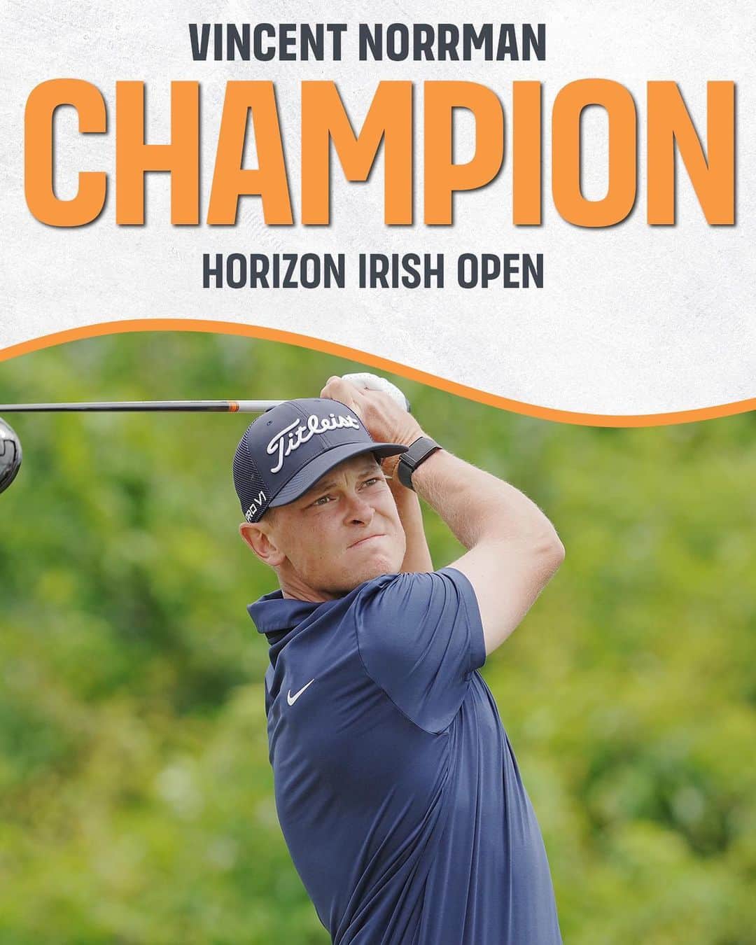 チョン・インジさんのインスタグラム写真 - (チョン・インジInstagram)「Vincent Norrman WINS the @irish_open for his second victory this season on the @DPWorldTour! 🇸🇪🏆」9月11日 3時26分 - golfchannel