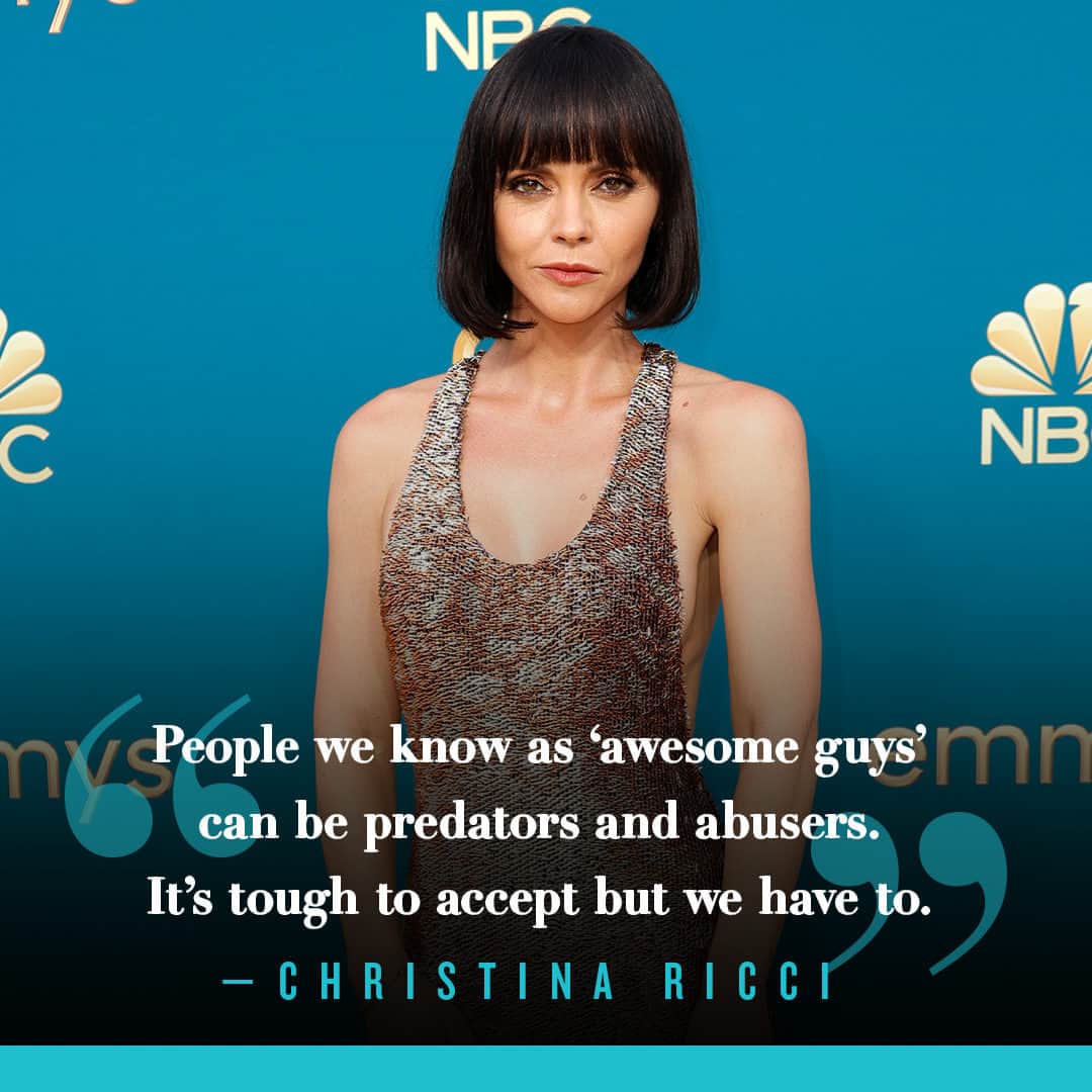 People Magazineさんのインスタグラム写真 - (People MagazineInstagram)「Christina Ricci is urging her fans to "believe victims." The Yellowjackets star shared a candid statement to her Instagram Story on Saturday about her experience with men who were "abusers privately."  The post comes shortly after actors Ashton Kutcher and Mila Kunis apologized for writing controversial letters of support toward their That '70s Show costar and convicted rapist Danny Masterson.  Read Ricci's post in full by tapping the link in our bio. | 📷: Getty」9月11日 4時50分 - people