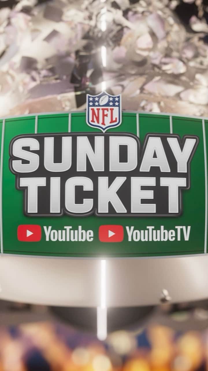 YouTubeのインスタグラム：「football szn is HERE! 🎉🏈  and we’ve got you with @NFL Sunday Ticket」