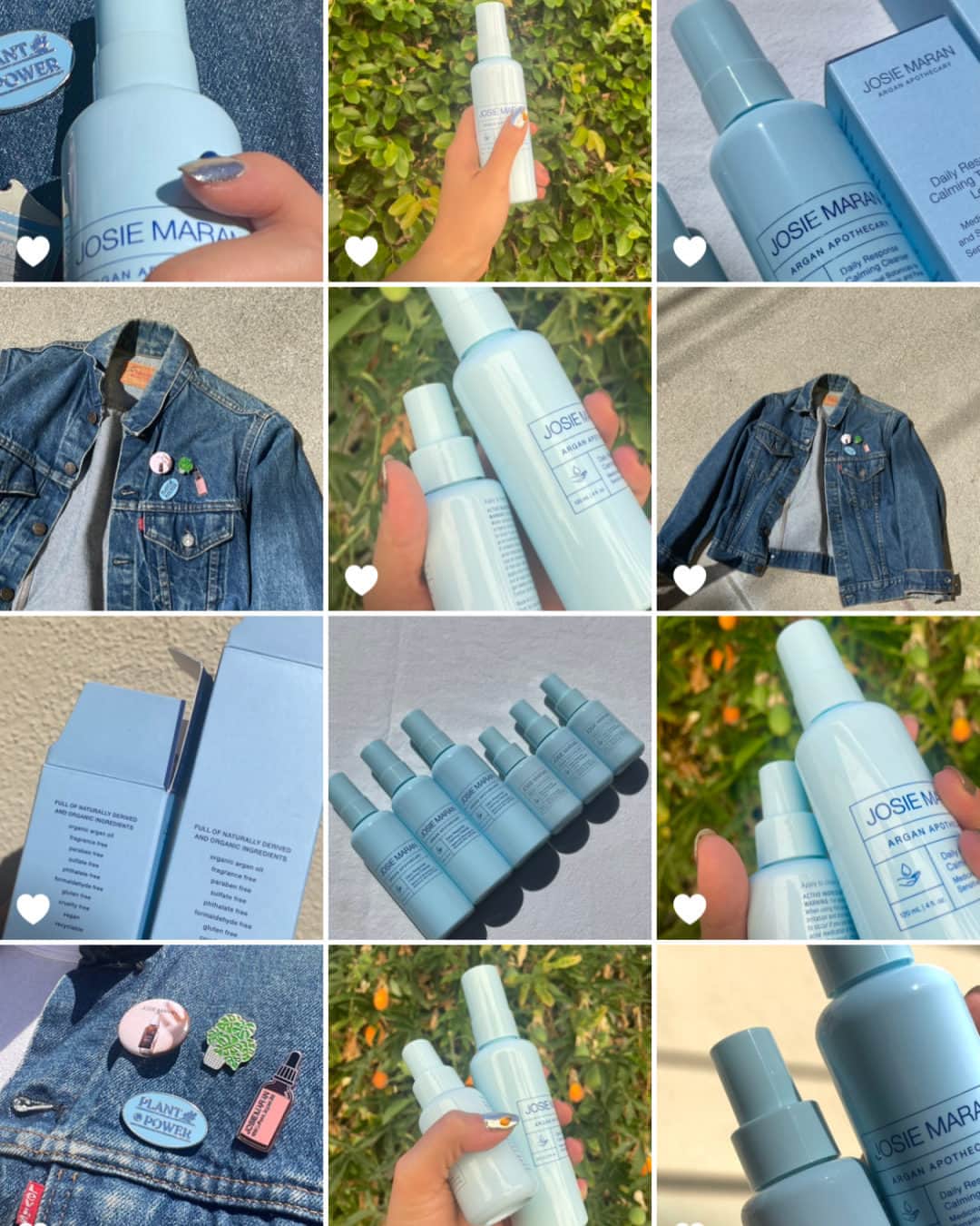 ジョジー・マランのインスタグラム：「We know you’re about to favorite this next launch! We’re going LIVE with Josie to talk all things plant powered healing for acne prone and congested skin at 12pm PST | 3pm EST this Tuesday 9/12, see you very soon! 💙」