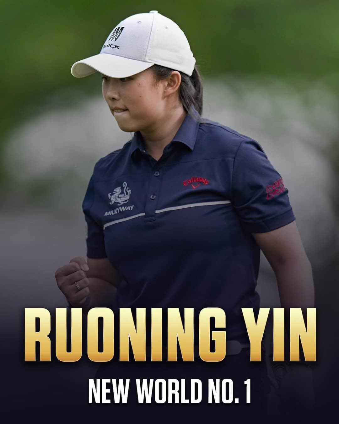 チョン・インジさんのインスタグラム写真 - (チョン・インジInstagram)「With a solo third finish at the @QueenCityLPGA, 20-year-old Ruoning Yin becomes the new No. 1 in the @ROLEX Women's World Golf Rankings. 🥇」9月11日 7時32分 - golfchannel