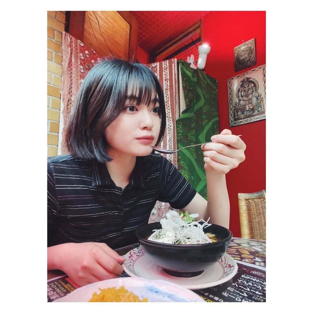 吉田美月喜さんのインスタグラム写真 - (吉田美月喜Instagram)「☽ 暑い日は辛いものが食べたくなる🌶️🌶️ この日は極楽 もっと辛いのいけそう  #マジックスパイス #マジスパ #スープカレー #吉田美月喜 #yoshidamizuki #yoshida #mizuki」9月11日 18時31分 - mizukiyoshida_official