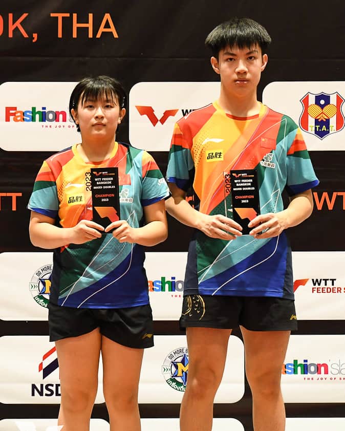 ITTF Worldさんのインスタグラム写真 - (ITTF WorldInstagram)「Congratulations to the champions of WTT Feeder Bangkok 2023! 🇹🇭⭐️ ⁠  Men's Singles 🏆 - Maharu Yoshimura 🇯🇵 Women's Singles 🏆 - Sakura Mori 🇯🇵 Men's Doubles 🏆 - Chen Junsong/Zhu Jiaqi 🇨🇳 ⁠ Women's Doubles 🏆 - Fan Shuhan/Qin Yuxuan 🇨🇳 Mixed Doubles 🏆 - Huang Youzheng/Qin Yuxua#pingpong   Read all about Bangkok via the link in our bio 📱 ⁠⁠ #WTTFeederSeries #TableTennis #PingPong」9月11日 17時00分 - wtt