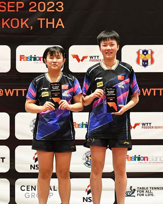 ITTF Worldさんのインスタグラム写真 - (ITTF WorldInstagram)「Congratulations to the champions of WTT Feeder Bangkok 2023! 🇹🇭⭐️ ⁠  Men's Singles 🏆 - Maharu Yoshimura 🇯🇵 Women's Singles 🏆 - Sakura Mori 🇯🇵 Men's Doubles 🏆 - Chen Junsong/Zhu Jiaqi 🇨🇳 ⁠ Women's Doubles 🏆 - Fan Shuhan/Qin Yuxuan 🇨🇳 Mixed Doubles 🏆 - Huang Youzheng/Qin Yuxua#pingpong   Read all about Bangkok via the link in our bio 📱 ⁠⁠ #WTTFeederSeries #TableTennis #PingPong」9月11日 17時00分 - wtt