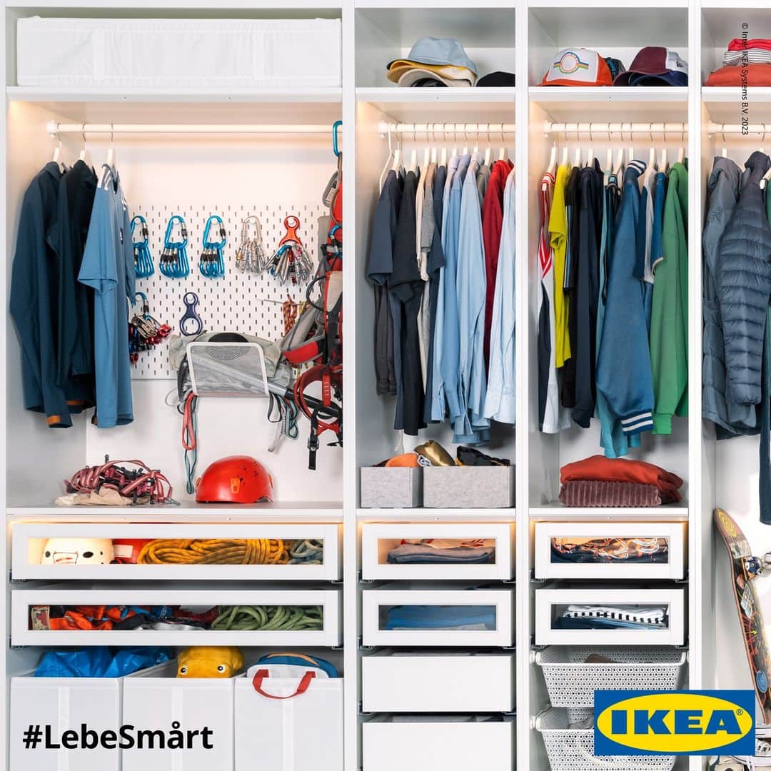 IKEA Austriaさんのインスタグラム写真 - (IKEA AustriaInstagram)「Egal ob PAX oder PAAAAAAAAAAAX, bei uns findet jede Familie genug Platz. Also, auf zu IKEA! Sei vollkommen in Ordnung.😊 #IKEA #IKEAat #PAX #LebeSmårt」9月11日 17時00分 - ikeaaustria
