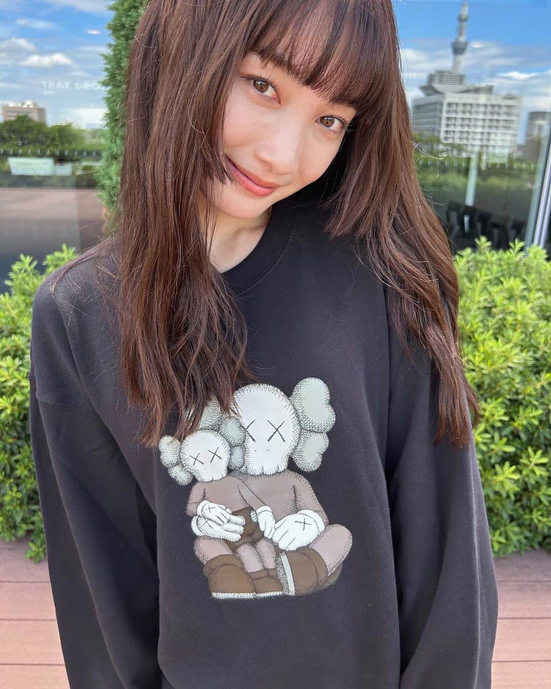 新野尾七奈さんのインスタグラム写真 - (新野尾七奈Instagram)「👕 @kaws  @uniqlo_jp」9月11日 17時27分 - nanagirl7