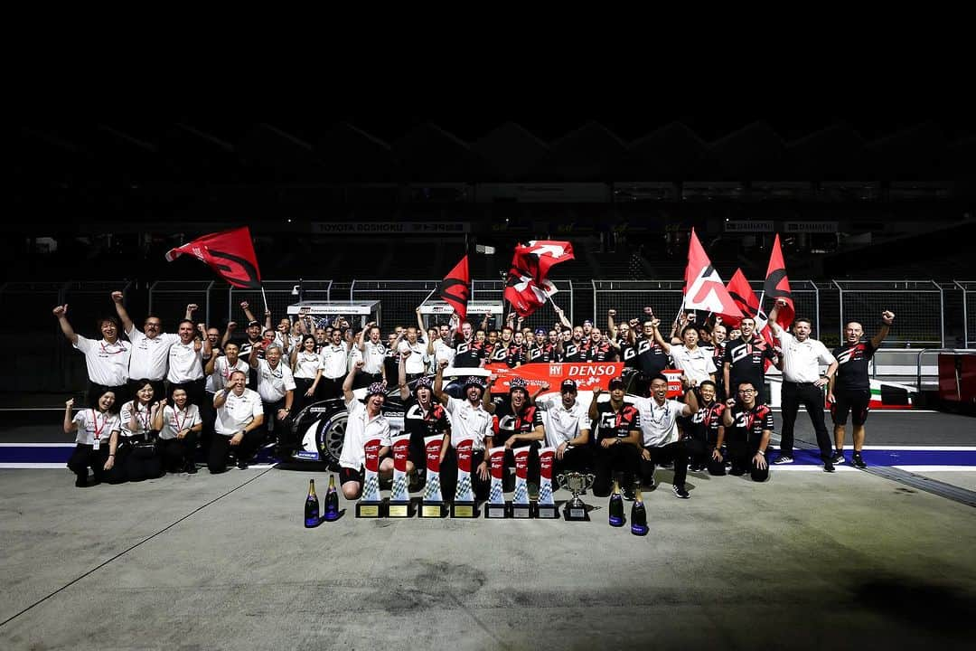 セバスチャン・ブエミさんのインスタグラム写真 - (セバスチャン・ブエミInstagram)「#6HFUJI It’s a perfect team result, everyone did a great job and now we can enjoy winning the manufacturers’ World Championship 🏆 It was such a tight race; I am sure the fans will have enjoyed that. Our car lost position at the start and then we lost time coming through the other Hypercars, so we decided to save a bit of fuel. Then Ryo had a very strong stint to put us back in contention, but it was an amazing race from car #7, congratulations to them! . . .  #AlpianBanking #gowago #cliniquenescens #redbull #moodcollection #WEC #fiawec #lmp1 #racingcar #racingdriver #lemans24h #WEC #Endurance #gr010hybrid #ToyotaGazoo #racing #motorsport #RedBull #RichardMille #lemans24 #24hdumans #MoodCollection #racingdriver #GoHyper #ToyotaGAZOORacing #PushingTheLimitsForBetter #sebastienbuemi #24hlemans #alpian #6hfuji」9月11日 17時55分 - sebastien_buemi