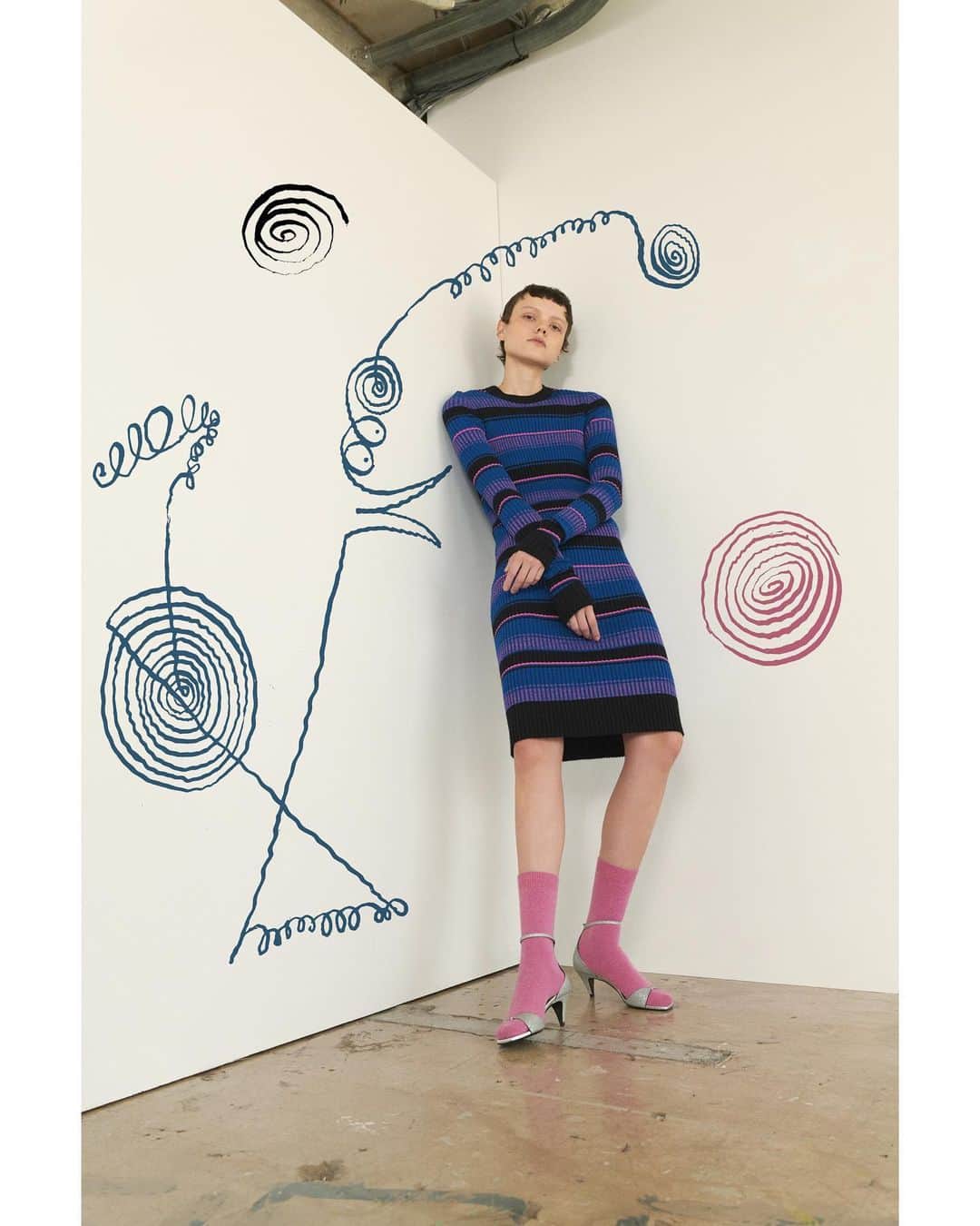 のインスタグラム：「.  Tabio 2023 Autumn/Winter  "my identity my style"  _________________ ▷紡毛アンゴラ混ソックス #021140534 ¥1,320 10月中旬入荷予定 _________________  #tabio#madeinjapan#socks#23aw #タビオ#ソックス#靴下#足元倶楽部」