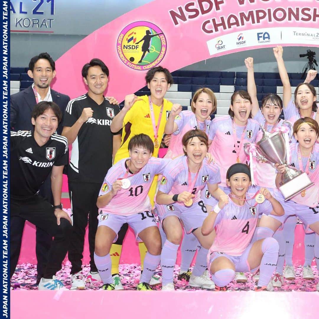 日本サッカー協会さんのインスタグラム写真 - (日本サッカー協会Instagram)「. 🔹#フットサル日本女子代表 🔹 【2023.9.9 Match Report】  『NSDF Women's Futsal Championship 2023』決勝で大会開催地のタイと対戦し、5-2で勝利⚽️✨  今大会を優勝で締めくくることができました🏆👏  詳しいレポートはプロフィールのJFA公式サイト『JFA.jp』から✍  #夢への勇気を #jfa #daihyo #フットサル #futsal #⚽」9月11日 18時03分 - japanfootballassociation