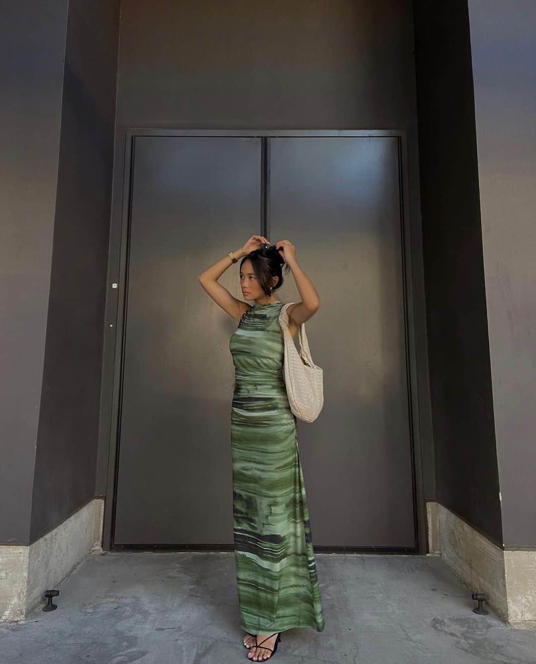 KOOKAI のインスタグラム：「We love @pattipan in the Harper Maxi Dress •• Available online and in boutiques #kookai」