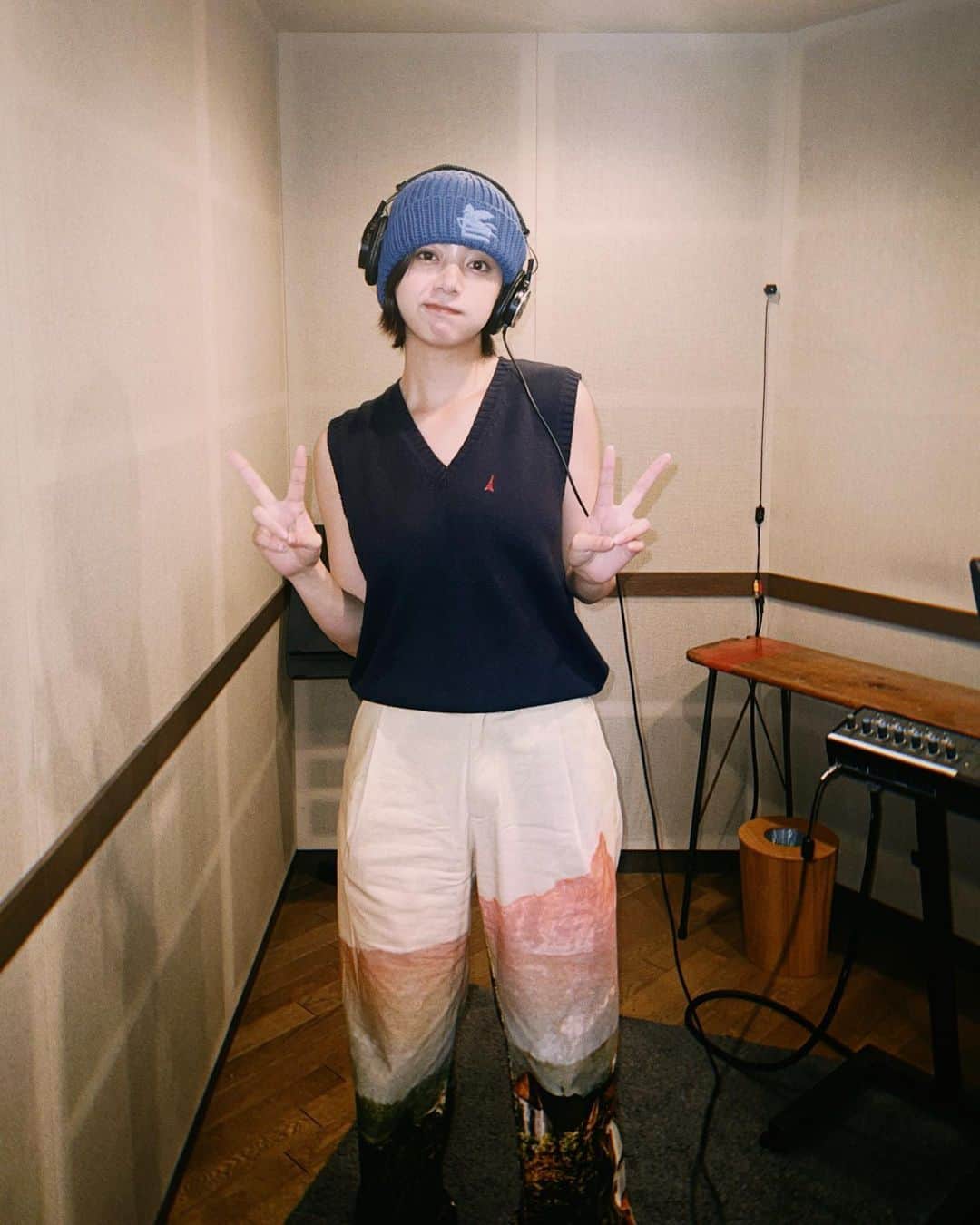 池田エライザのインスタグラム：「きょうはうたをうたいました、 たのしかったです。」