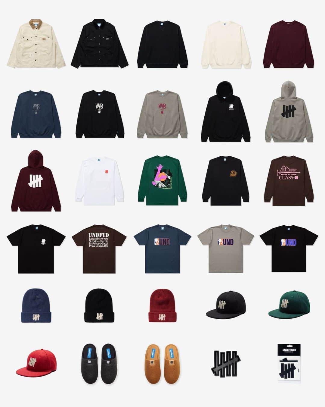 のインスタグラム：「UNDEFEATED FALL 2023 Drop 3  Available now, exclusively at all UNDEFEATED Chapter Stores and Undefeated.com  Shipping internationally, excluding Japan, China and Hong Kong」