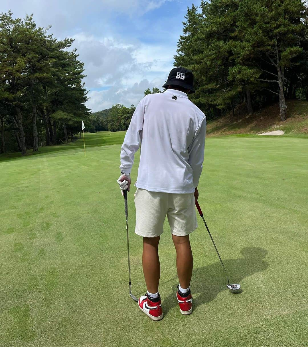 上田剛史のインスタグラム：「秋服⛳️ @tangram_tokyo  @takashikumagai_official   #タングラム #tangram」