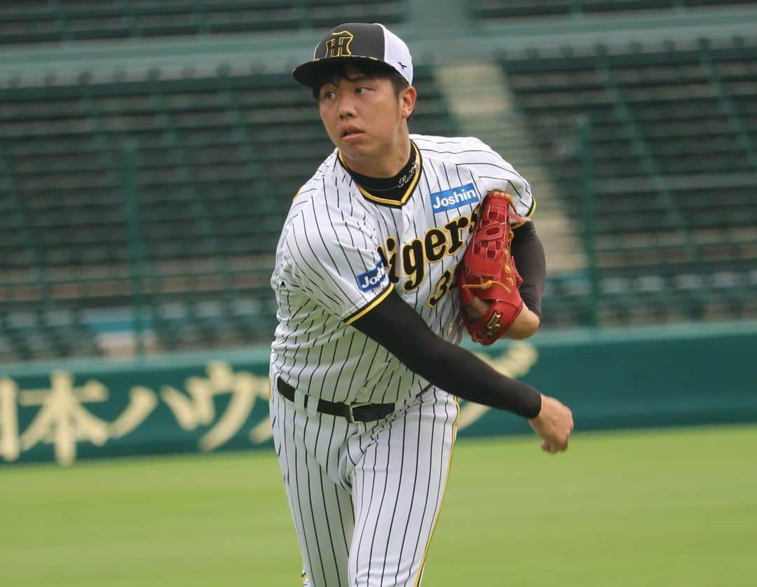 阪神タイガースさんのインスタグラム写真 - (阪神タイガースInstagram)「9月11日、甲子園球場での先発投手練習の様子です！ #西勇輝 選手 #青柳晃洋 選手 #才木浩人 選手 #ジェレミービーズリー 選手 #村上頌樹 選手 #伊藤将司 選手 #阪神タイガース #ARE」9月11日 12時47分 - hanshintigers_official