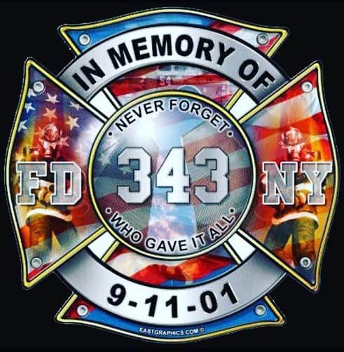 ジョニー・リー・ミラーのインスタグラム：「343 firefighters gave their lives responding on 9/11 in New York City 💔」