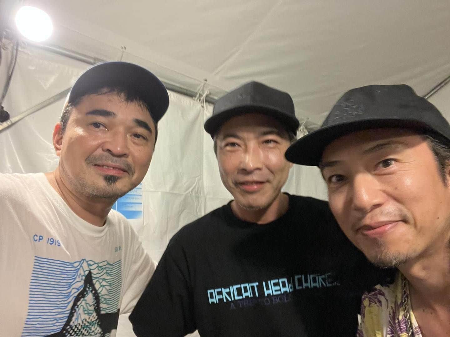 石野卓球のインスタグラム：「with DJ Emma and DJ Kawasaki」